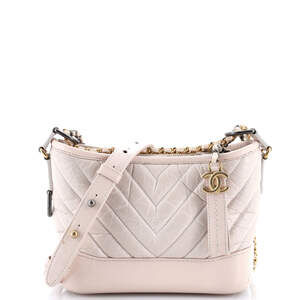 Chanel Gabrielle Hobo Chevron Aged #226382C28B